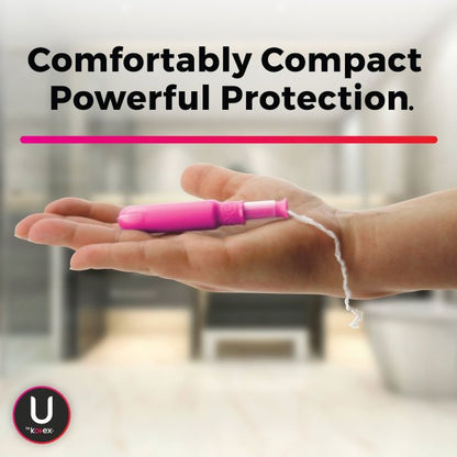 U By Kotex Click Compact Tampon Super Absorbency, 16 ct.