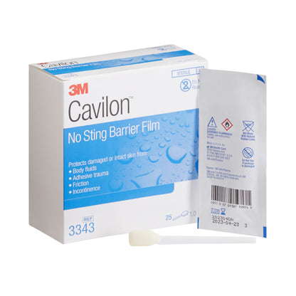 3M Cavilon Barrier Film, No Sting, Alcohol-Free, Conforming, 1.0 mL, 25 ct