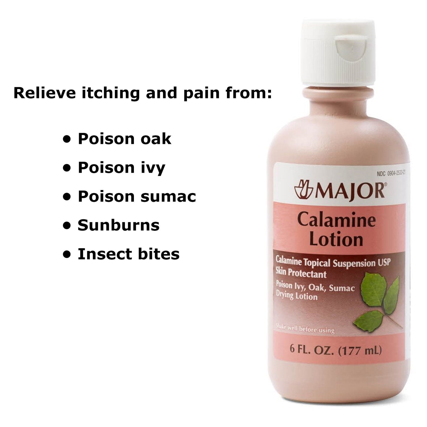 Major® Calamine Zinc Oxide Itch Relief Lotion, 6 fl. oz.