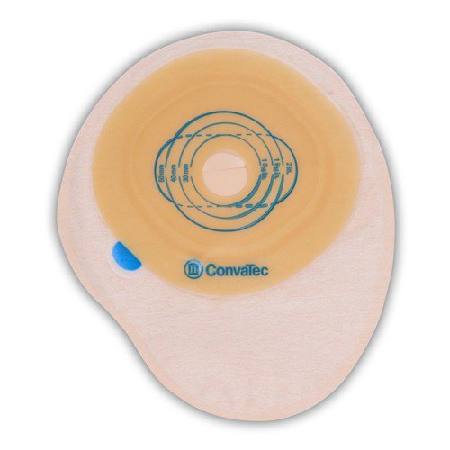 Esteem® + One-Piece Closed End Transparent Filtered Ostomy Pouch, 8 Inch Length, 13/16 to 2.75 Inch Stoma, 30 ct