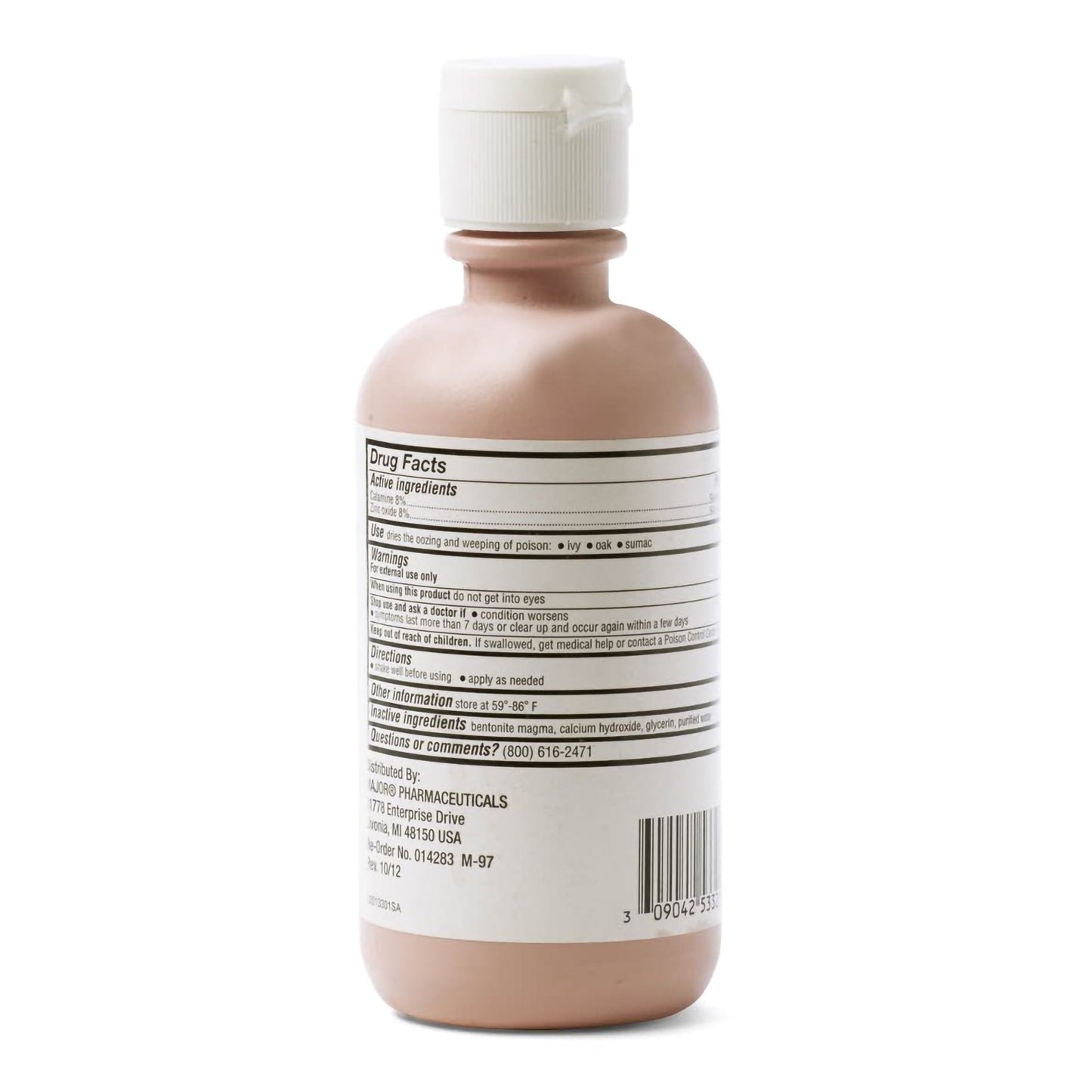 Major® Calamine Zinc Oxide Itch Relief Lotion, 6 fl. oz.