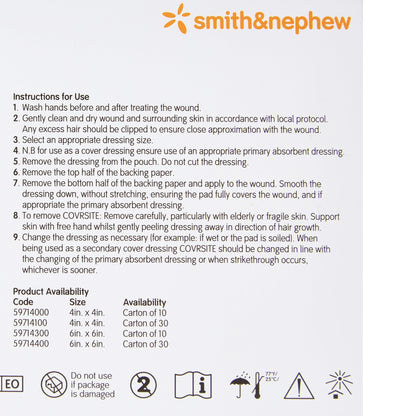 Covrsite Composite Dressing, 4 x 4 Inch, 10 ct