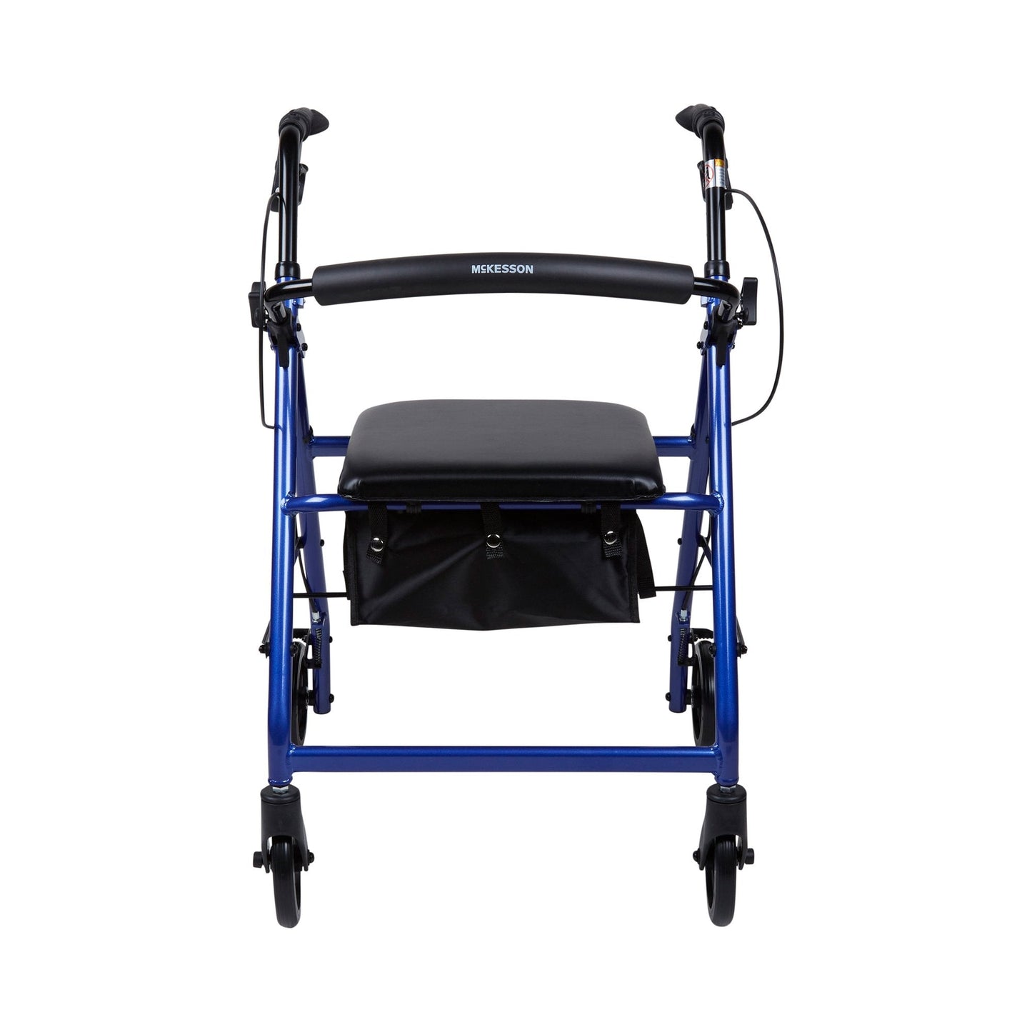 McKesson Folding Lightweight 4-Wheel Rollator, 300 lb. Capacity