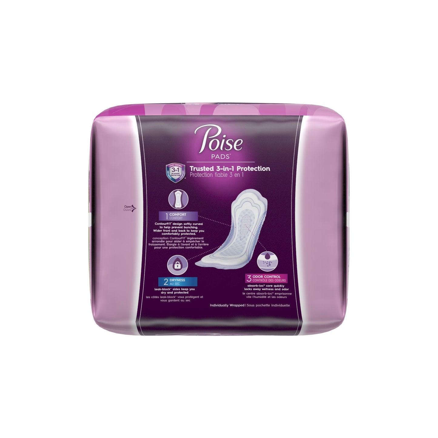 Poise® Moderate Bladder Control Pad, Regular Length, 66 ct