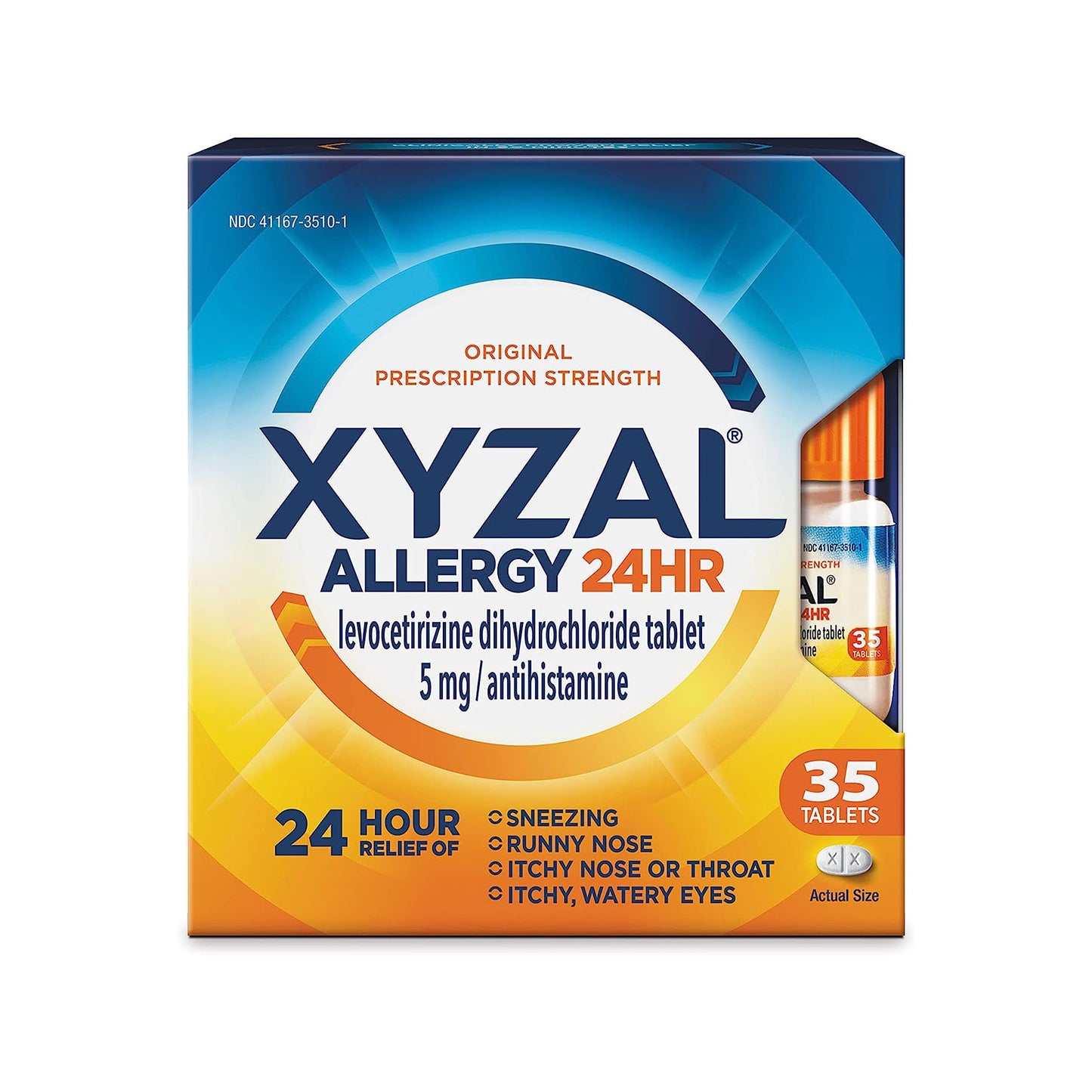 Xyzal Allergy 24HR 5 mg Strength tablets, 35 ct