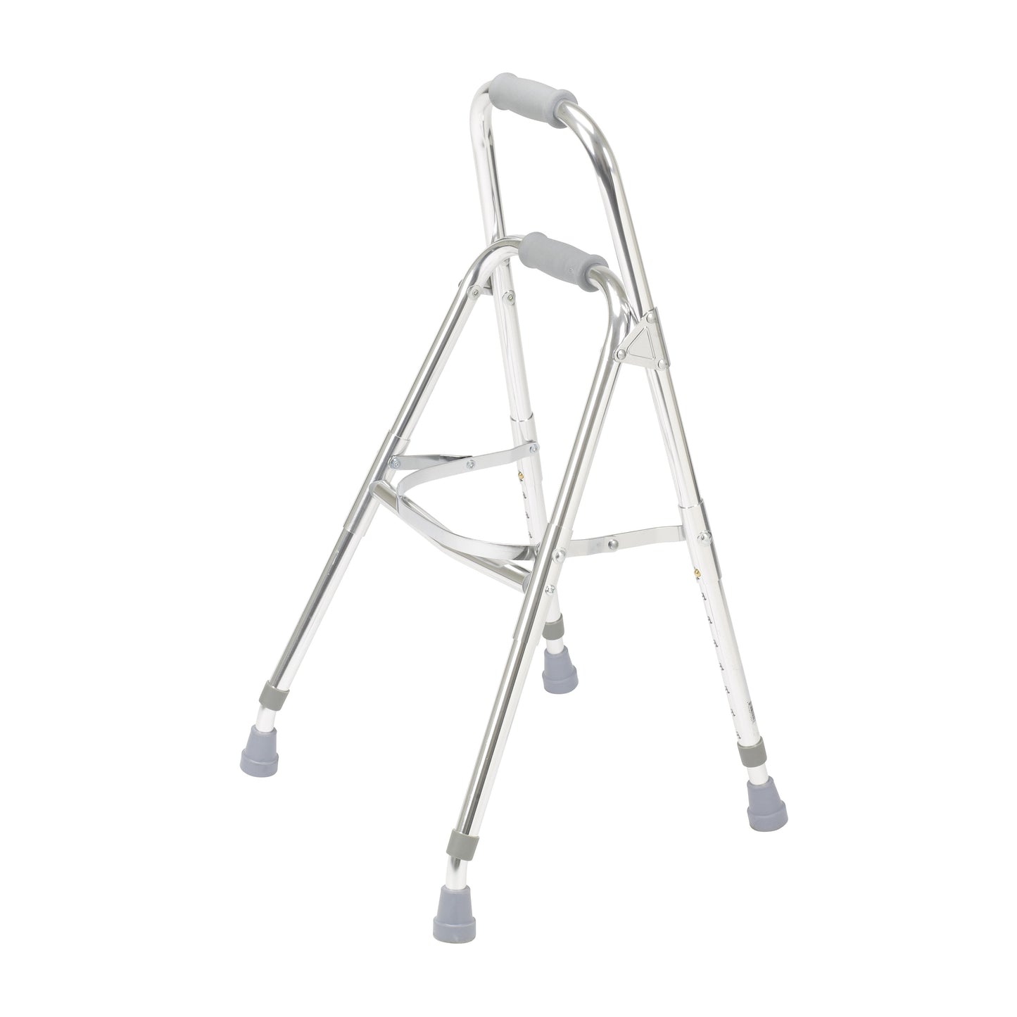 Drive™ Hemi Aluminum Side Step Folding Walker, 29.5 - 37 Inch Height