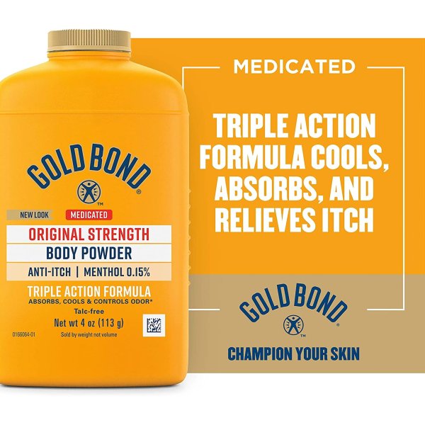 Gold Bond Original Strength Medicated Body Powder, 4 oz.