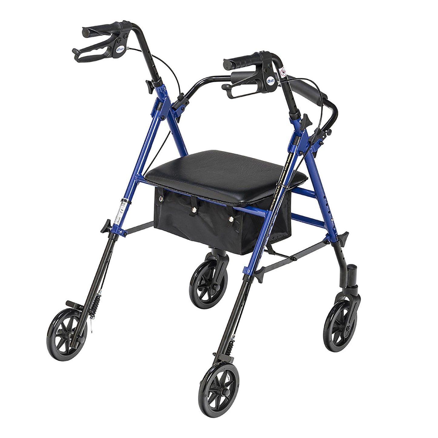 Drive™ 4 Wheel Rollator, Blue