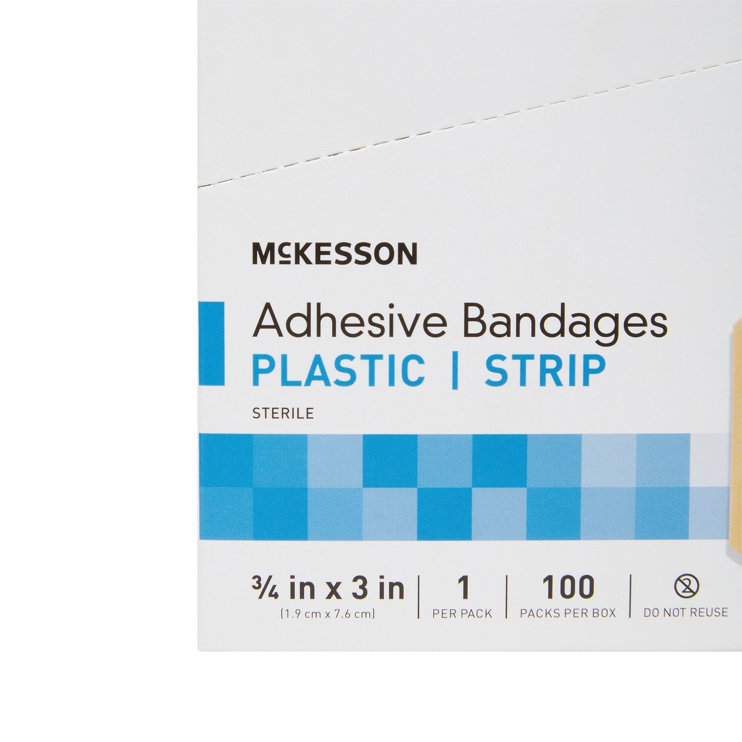 McKesson Adhesive Strip, 3/4 x 3 Inch, 100 ct