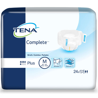 Tena® Complete™ Plus Incontinence Brief, Medium, 24 ct