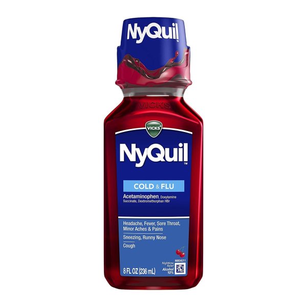 NyQuil Cough, Cold & Flu Nighttime Relief Liquid