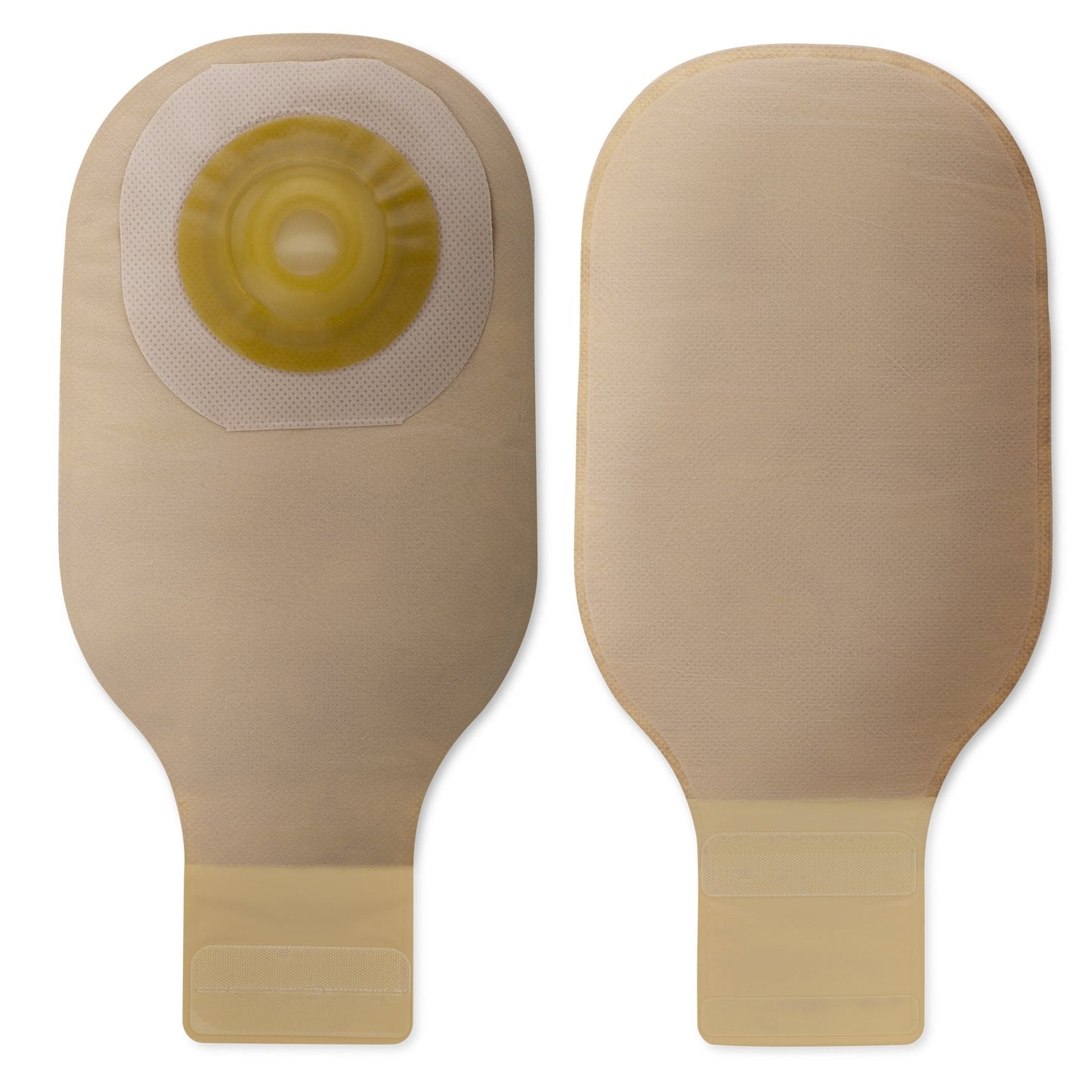 Premier™ One-Piece Drainable Beige Colostomy Pouch, 12 Inch Length, 3/4 Inch Stoma, 5 ct