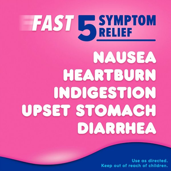 Pepto Bismol Ultra Strength 5 Symptom Relief, 12 fl. oz.