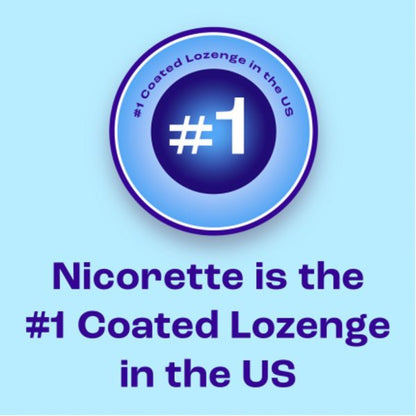 Nicorette Nicotine Polacrilex Gum 4 mg White Ice Mint, 20 ct.