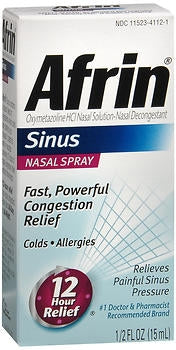 Afrin Allergy Sinus Oxymetazoline Nasal Spray, 1 fl. oz.