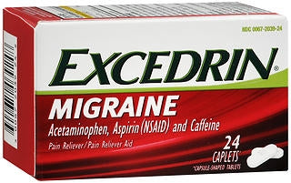 Excedrin Migraine Caffeine Pain Relief, 24 ct.