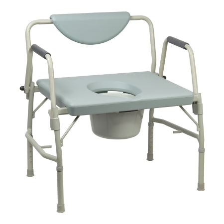 McKesson Bariatric Commode Chair w/ Drop arms, 1,000 lbs. Weight Capacity (EA)
