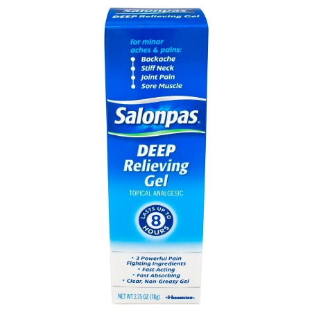 Salonpas Deep Relieving Topical Pain Relief Gel, 2.75 fl. oz.