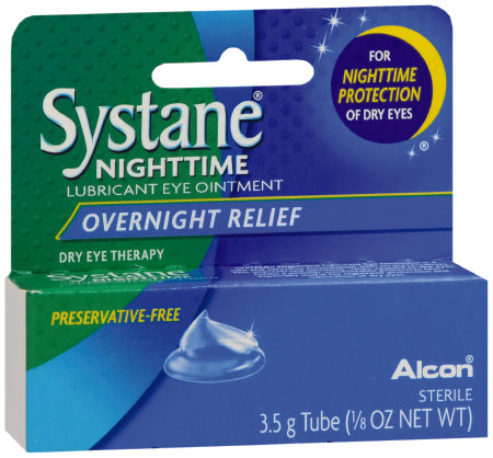 Systane Nighttime Overnight Dry Eye Relief Lubricant, 3.5G