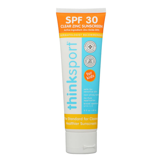 Thinksport Clear Zinc SPF 30 Sunscreen Lotion, 3 fl. oz.