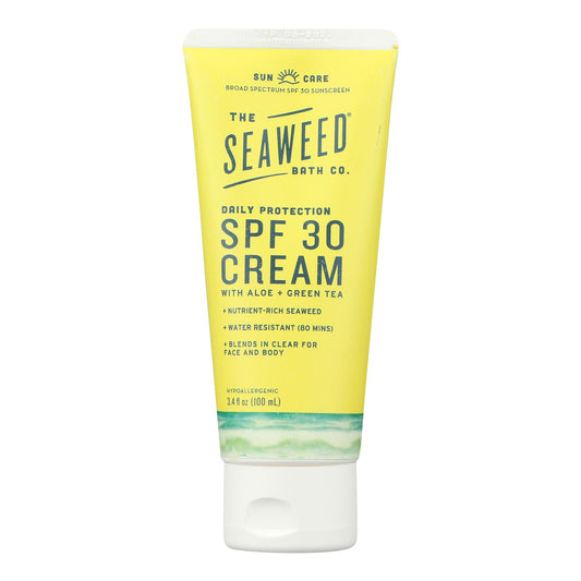 The Seaweed Bath Co Daily SPF 30 Sunscreen Cream, 3.4 oz.
