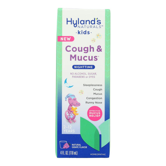 Hyland's Kids Cough & Mucus Nighttime, 4 oz