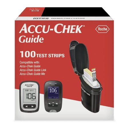 Accu-Chek® Guide Blood Glucose Test Strips, 100 ct.