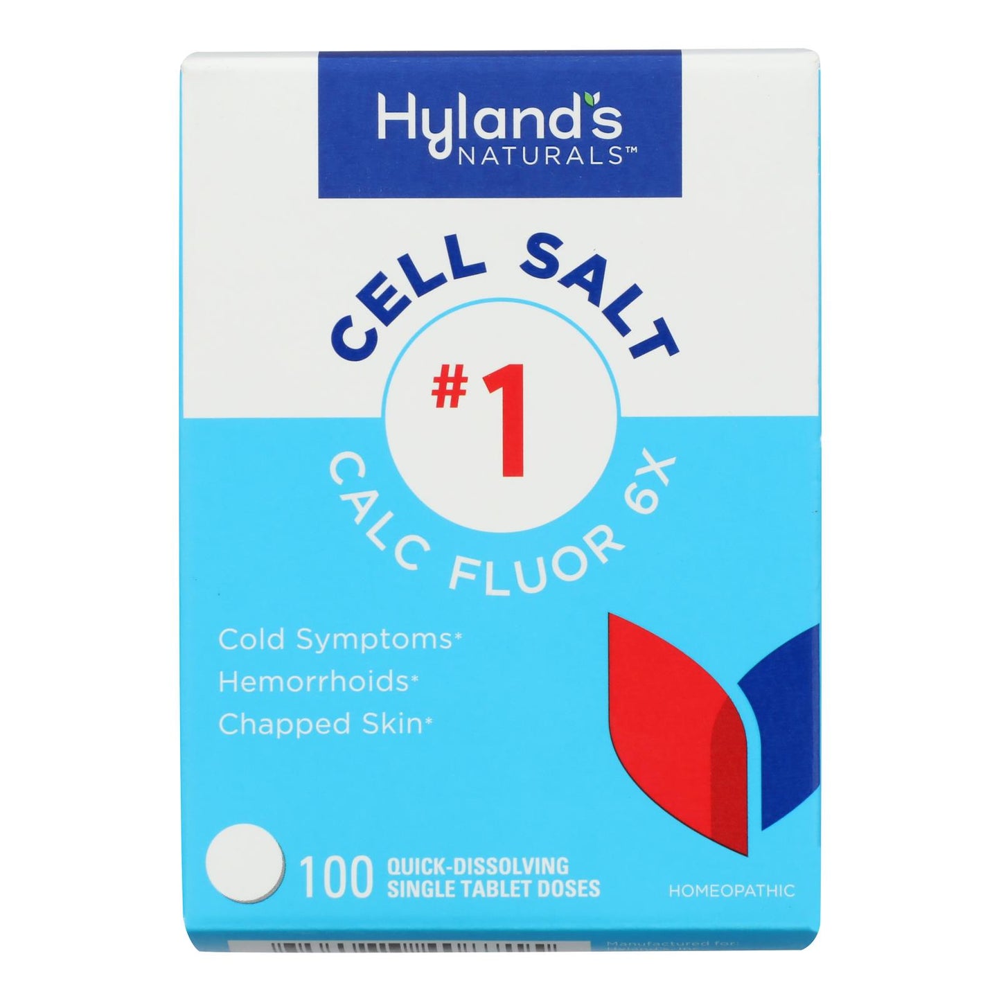 Hyland's Cell Salt #1, Calc Flour 6x, 100 Tablets