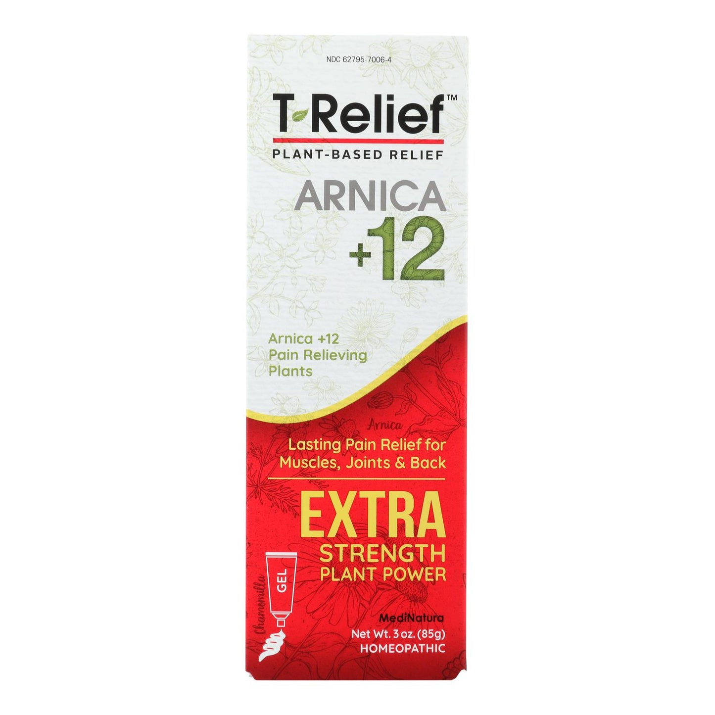T-relief-medinatura - Pain Rlf Extra Strgth Gel - 1 Each-3 Oz