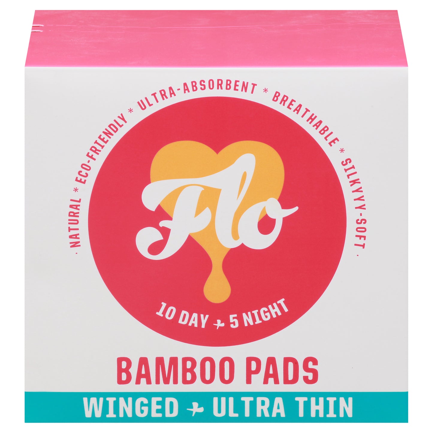 Flo Ultra-thin Winged Bamboo Pads, 120 ct.