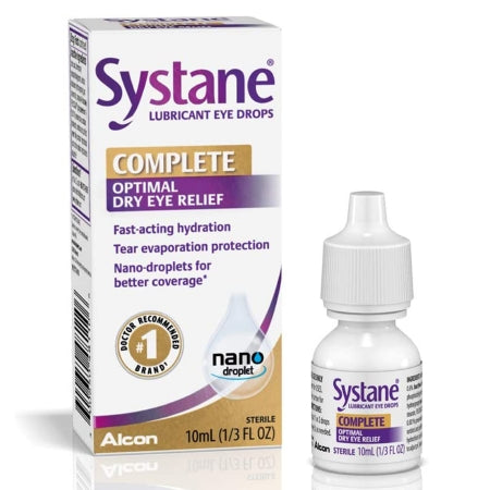 Systane Complete Dry Eye Relief Lubricant Drops, 0.34 fl. oz.