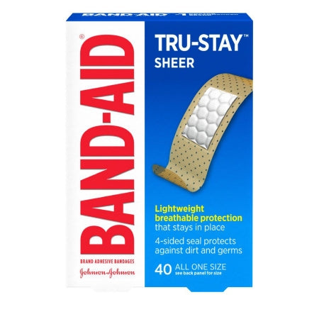 Band-Aid Tru-Stay Sheer Adhesive Bandages, 40 ct.