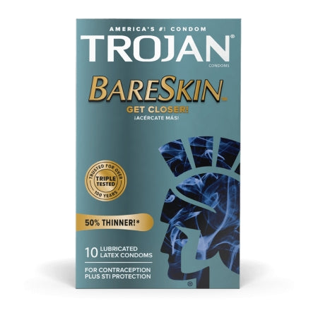 Trojan® Bareskin Lubricated 10 per Box (BX)
