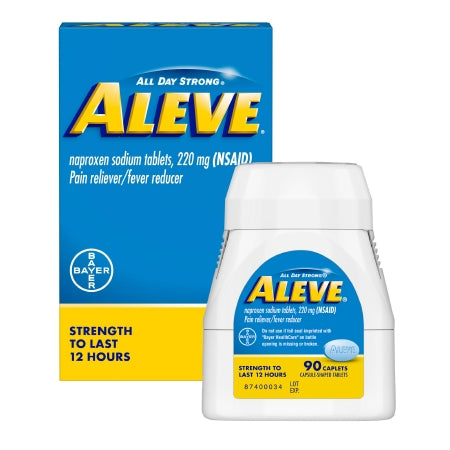 Aleve® Naproxen Sodium Pain Relief Caplets, 90 ct.