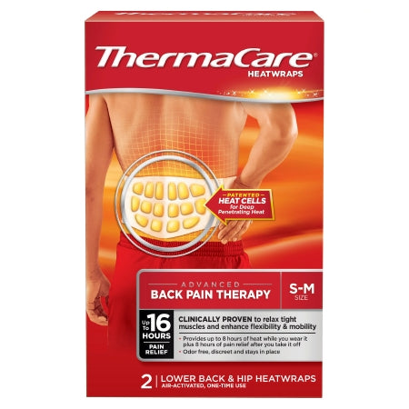 Instant Hot Patch ThermaCare? HeatWraps Back / Hip Small / Medium Nonwoven Material Cover / Gel Disposable (PK)