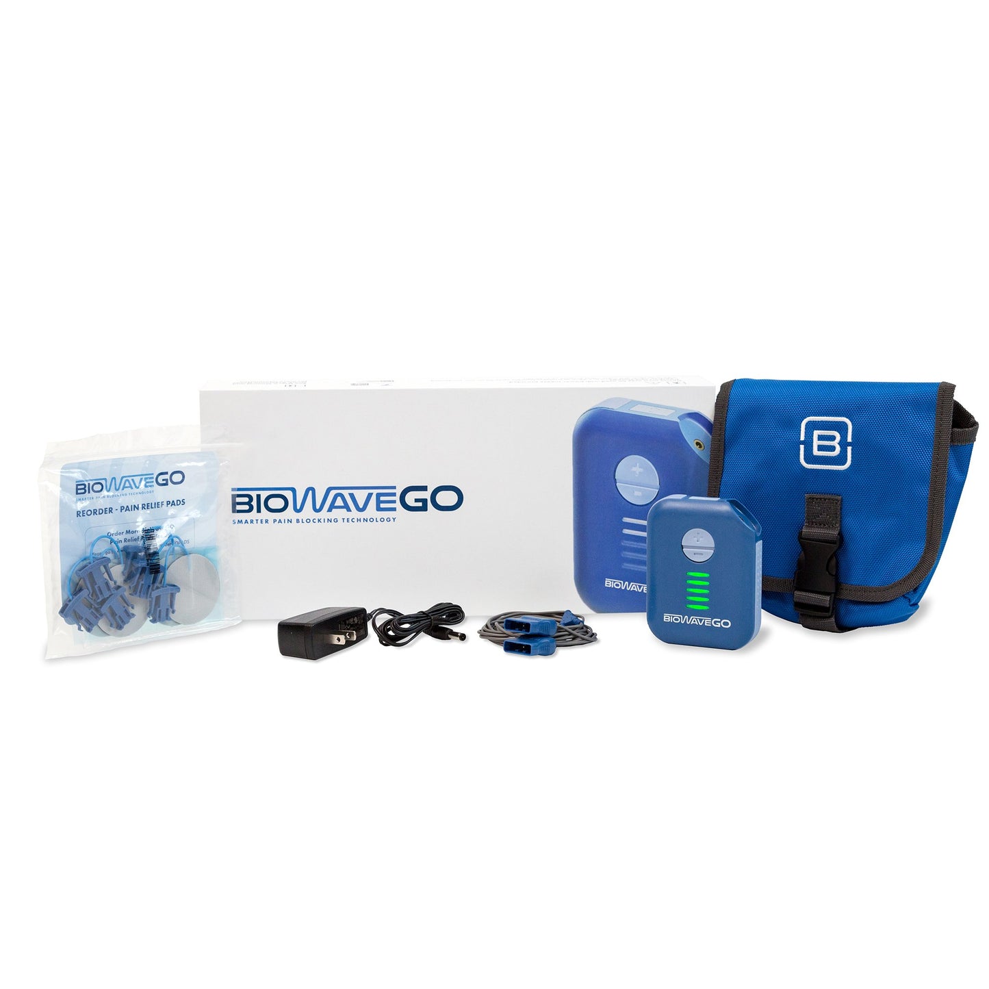 BioWaveGO Chronic Pain Relief Device, Electrotherapy Nerve Stimulator