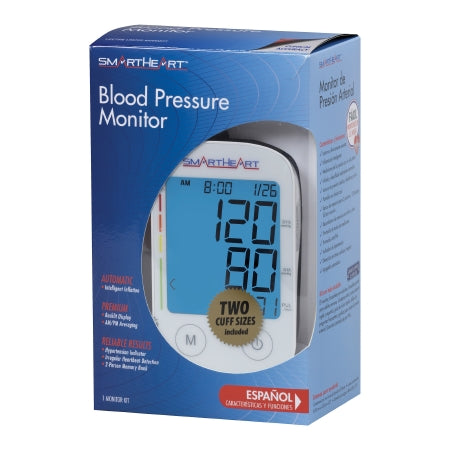 Home Automatic Digital Blood Pressure Monitor Veridian Multiple Sizes Nylon Cuff 22*30 cm to 30*42 cm Desk Model (EA)