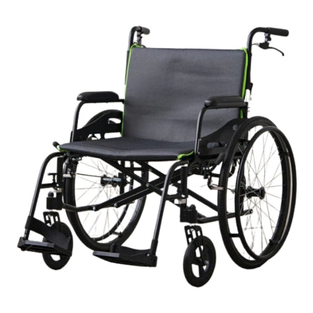 Feather Lightweight Wheelchair, Swing-Away Footrest, 350 lbs. Capacity