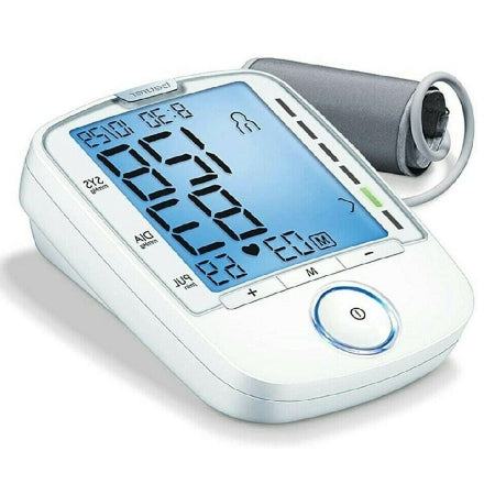 Home Automatic Digital Blood Pressure Monitor Beurer Large Cuff Nylon Cuff 22 to 42 cm Desk Model (BX)