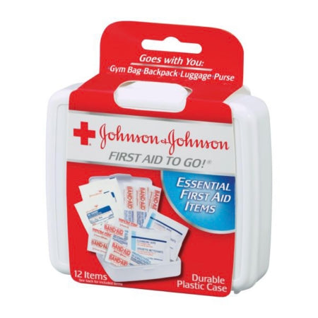 Johnson and Johnson To-Go First Aid Kit, 12 pcs