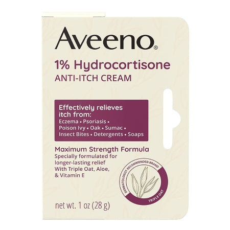 Aveeno Active Naturals 1% Strength Cream, 1 fl. oz.