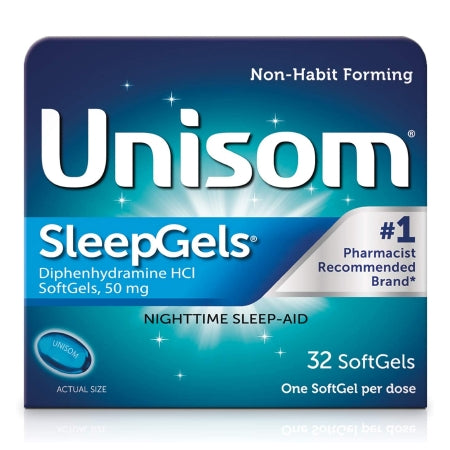 Unisom Sleep Aid Softgels, 50 mg, 32 ct.