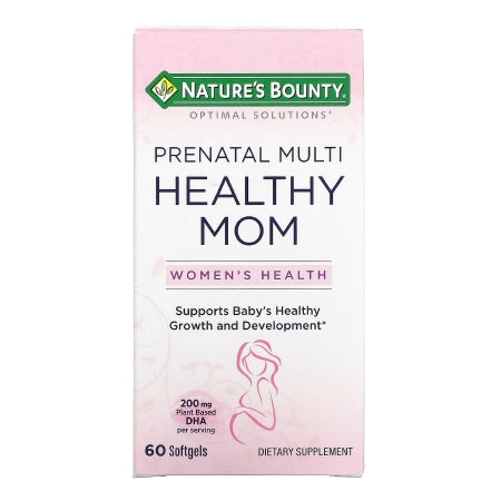 Nature's Bounty Healthy MOM 200 mg Strength Softgel, 60 ct.