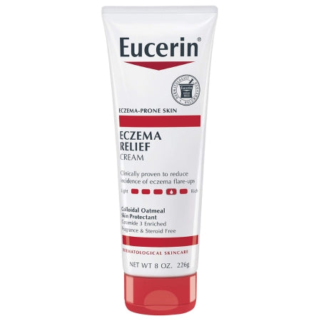 Eucerin Cream for Eczema Relief, Unscented, 8 fl oz