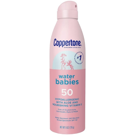 Coppertone Water Babies SPF 50 Continuous Spray, 6 fl. oz.