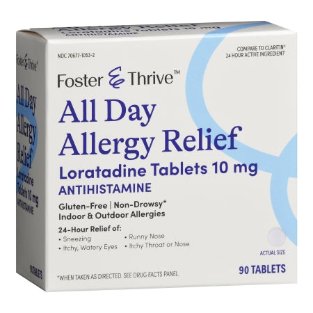 Foster & Thrive Allergy Relief 10 mg Loratadine Tablets, 90 ct.