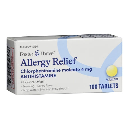 Foster & Thrive Chlorpheniramine Maleate Allergy Tablets, 10 ct.