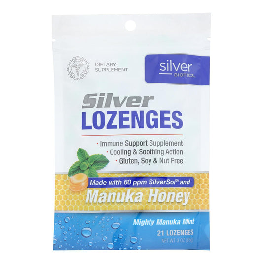 Silver Biotics - Lozenges W/manuka Honey - 1 Each-21 Ct