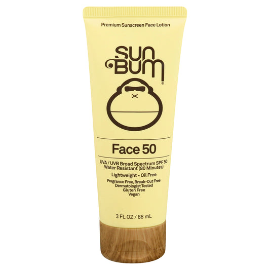Sun Bum Face Sunscreen Lotion, SPF 50, 3 fl. oz.