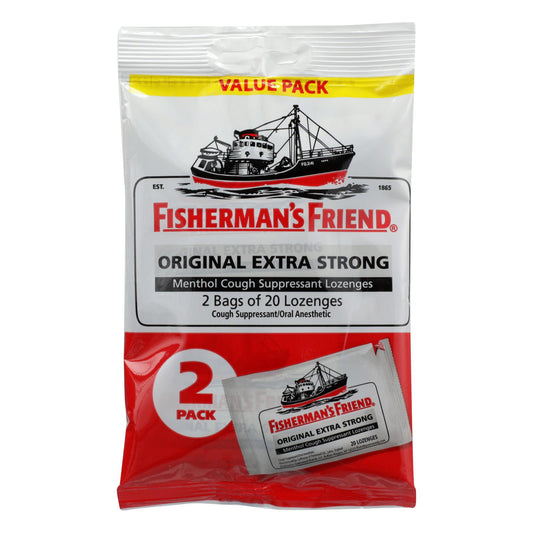 Fisherman's Friend Lozenges - Original Extra Strong, 40 ct (Case of 12)